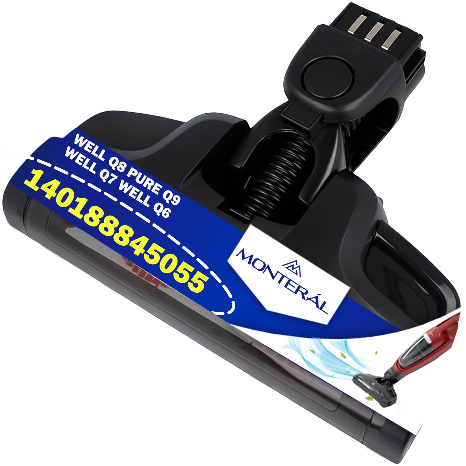 Brosse Turbo pour Aspirateur Balai sans Fil 140188845055 pour Electrolux