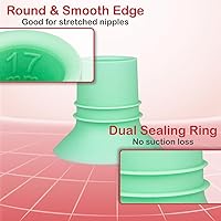 Vista 4 de Nenesupply Inserto de brida de 1.ª generación de 0.669 in compatible con piezas de bomba de brida Elvie Brida Elvie Stride Medela Momcozy Spectra