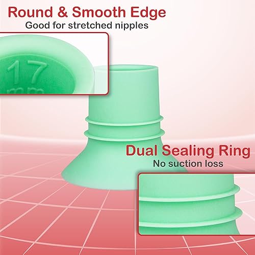 Miniatura 4 de Nenesupply Inserto de brida de 1. generación de 0.669 in compatible con piezas de bomba de brida Elvie Brida Elvie Stride Medela Momcozy Spectra