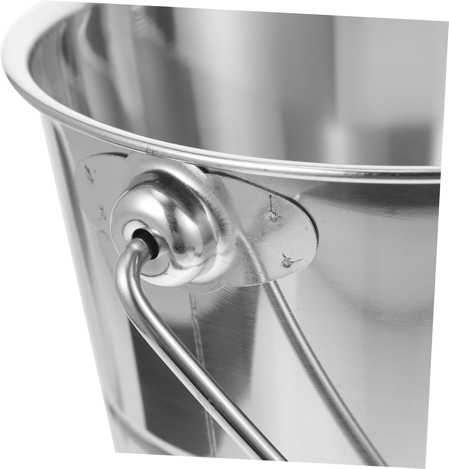 Cabilock Stainless Steel Bucket 2pcs Storage Multi-Functional Wine Bucket for Party Bar Ktv Beer