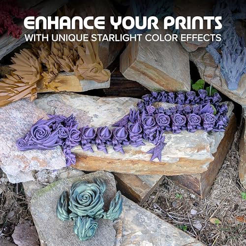 Image of Polymaker Panchroma Starlight PLA Filament 1.75mm for 3D Printing, Nebula | Neatly Wound, Starry Sky PLA 1kg, Easy Print & Smooth Feeding, Compatible with Bambu Lab & Most 3D Printers