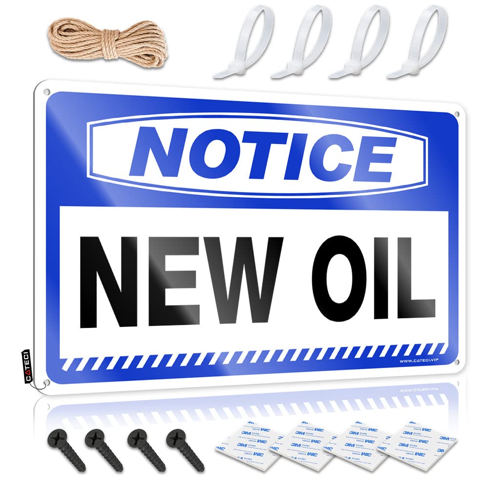 HELIOFORGE Metal Signs Decor Notice New Oil Tin Sign Signs For Bedroom Door Pool Signs And Decor Outdoo(30X40CM)