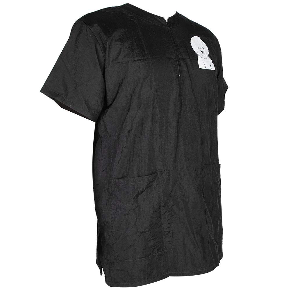 Blouses de Toilettage pour Chiens de Coiffeur pour Femmes et Hommes, Gilet de Barbier Vestes de Barbier pour Hommes Blouse de Barbier avec Poches pour Salons de Coiffure et