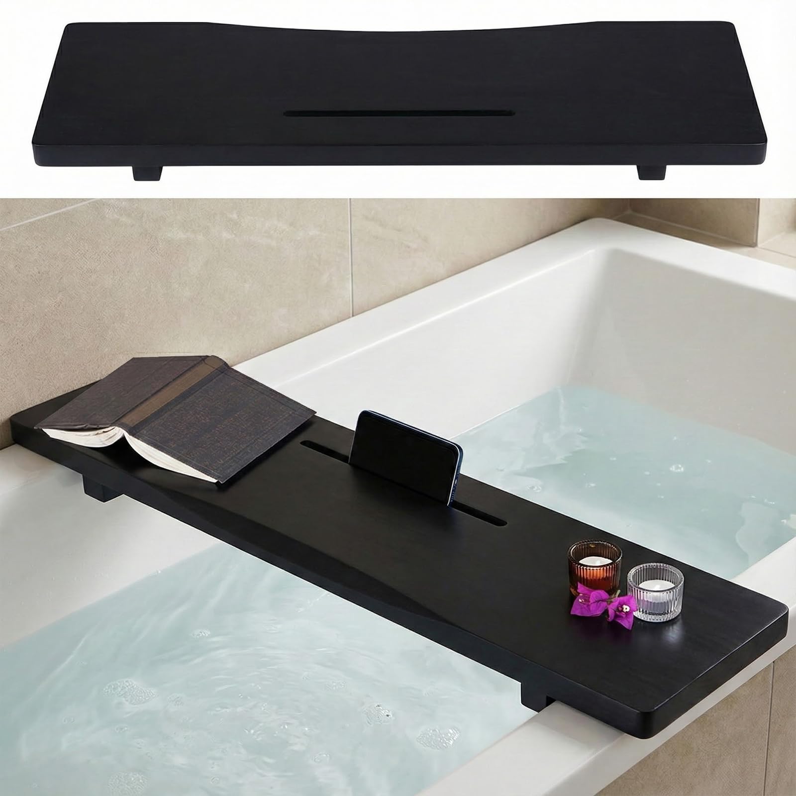 La vie elegante Black Bamboo Tray