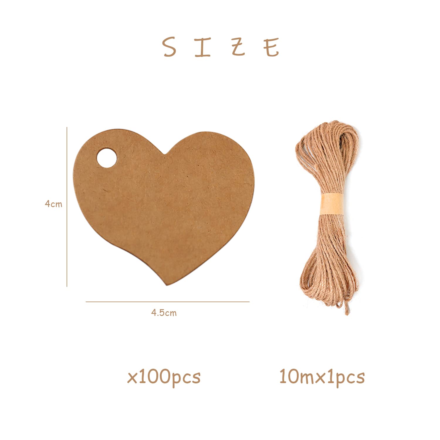 Lot De 500 étiquettes Cadeaux En Papier Kraft Joyeux Noël Avec Corde De Chanvre Emballage Cadeau étiquettes Suspendues Père Noël Cartes En Papier Noël Nouvel An Décor TIANLILI (couleur : B02