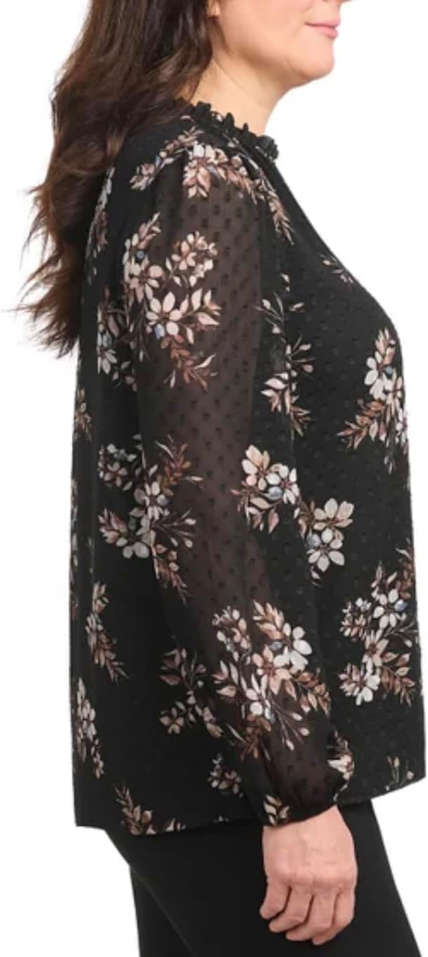 Hilary Radley Women's Long Sleeve Blouse Shirt - Image 2