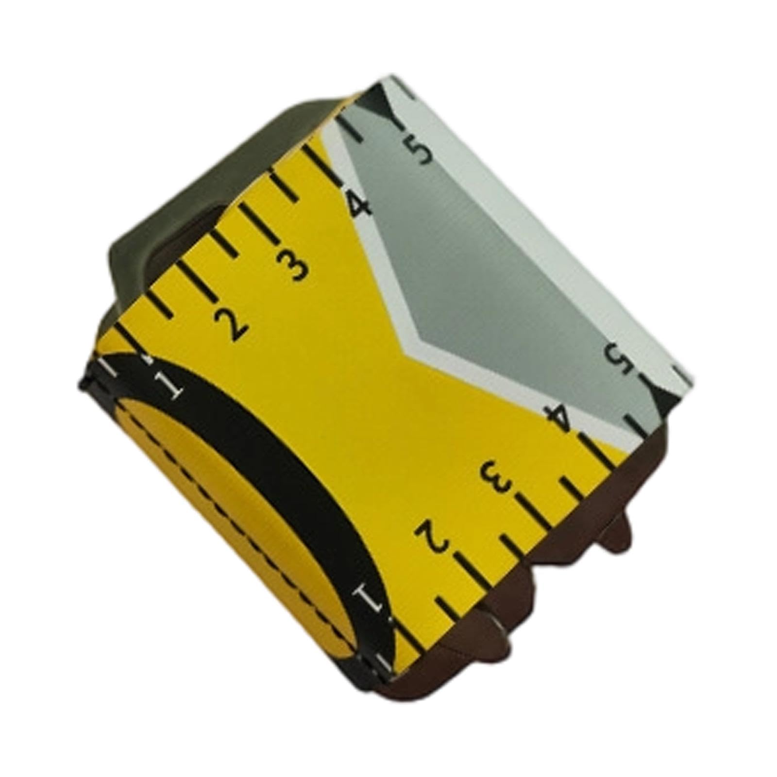 Fishing Tape Measure, Compact Outdoor Accessory, Sea Fishing Measuring Tool, Fish Measurer for Anglers, Yellow