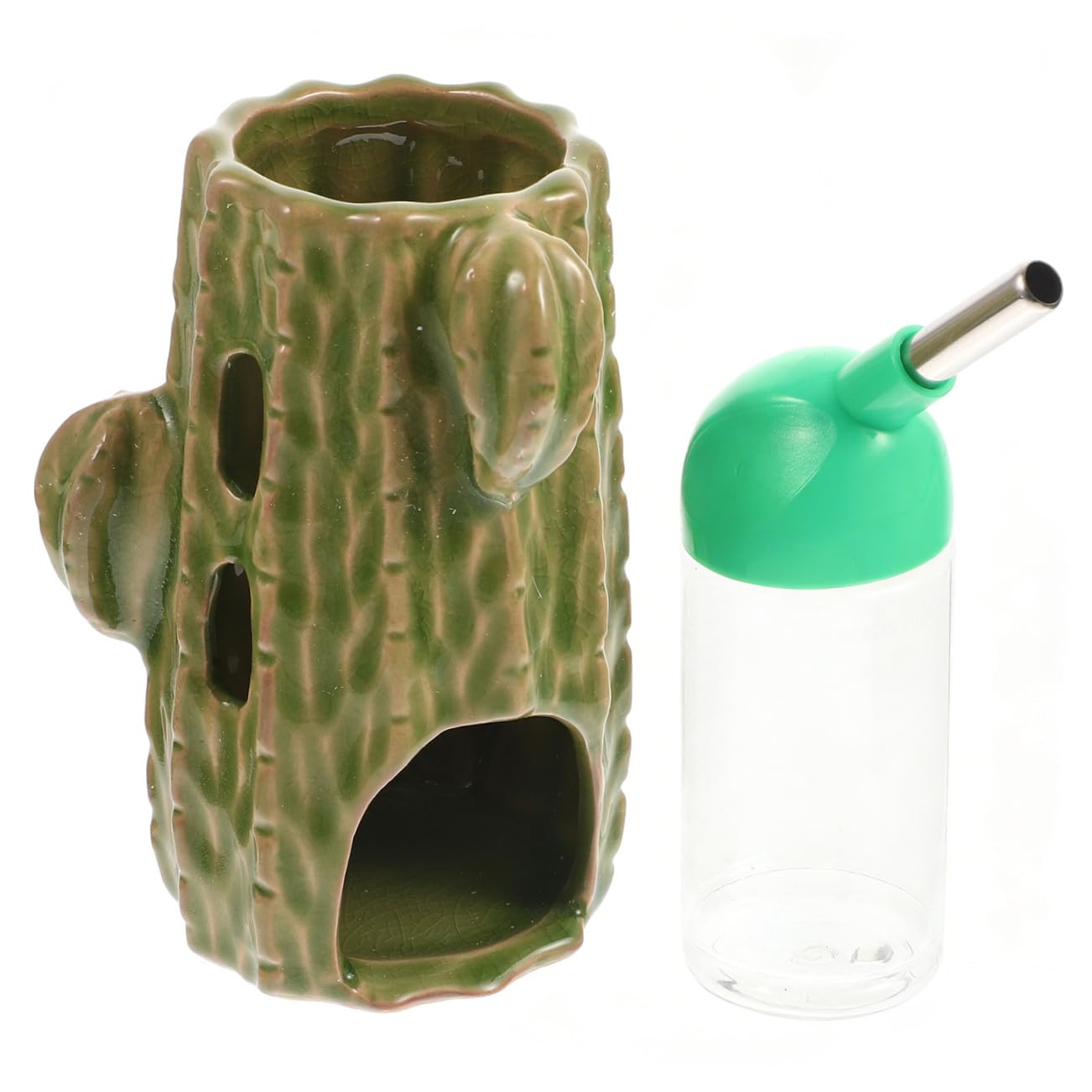 Wasserflasche für Hamster und Chinchillas Vertikaler Trinkbehälter mit Klarem Wasserstandsanzeige Praktisches Käfig-zubehör Auslaufsicher und Einfach Anzuwenden