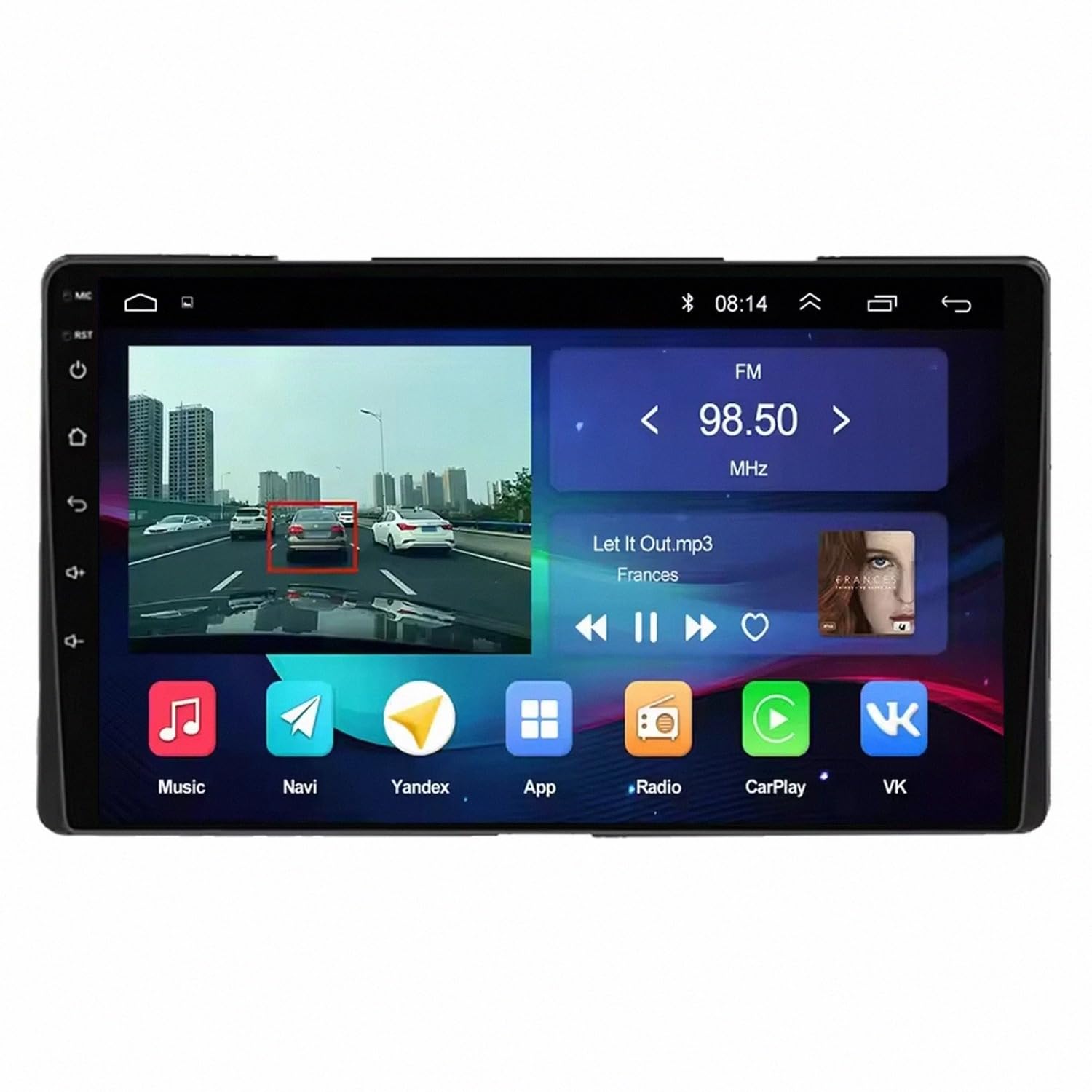 Radio Samochodowe dla MITSUBISHI LANCER 9 10X 2007-2013 Fm Am Bluetooth Usb Android Auto Wyświetlacz Samochodowy Steering Wheel Controls Do, 8 Core 4G+64G