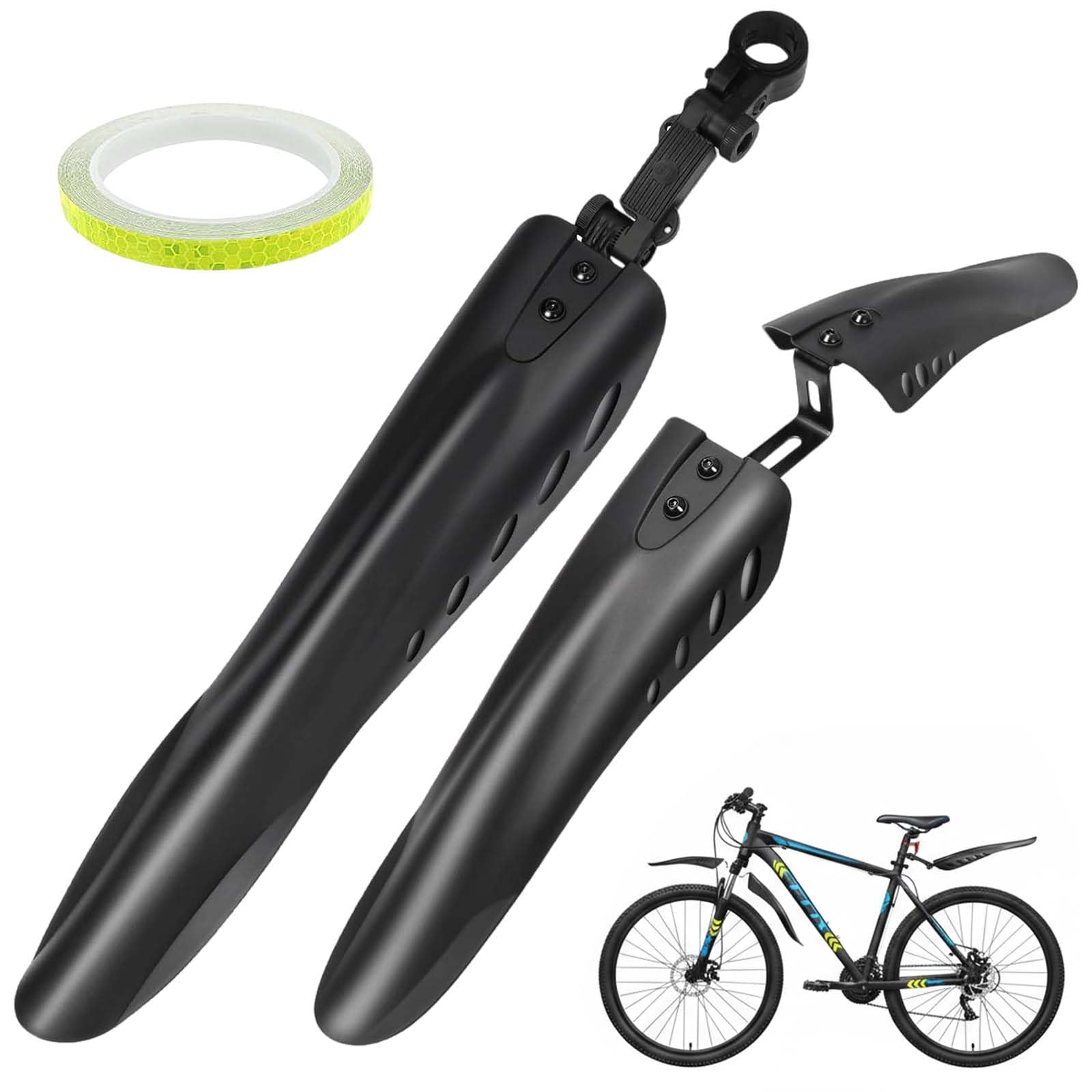 Photo 1 of ***MISSING PARTS***
GRSECPO Bike Fender Set,Adjustable Bicycle Fenders for 24"/26"/27.5",4 Parts-Universal Full Cover Thicken Widen,Front/Rear Mud Guards Fit for MTB Mountain Road Bike