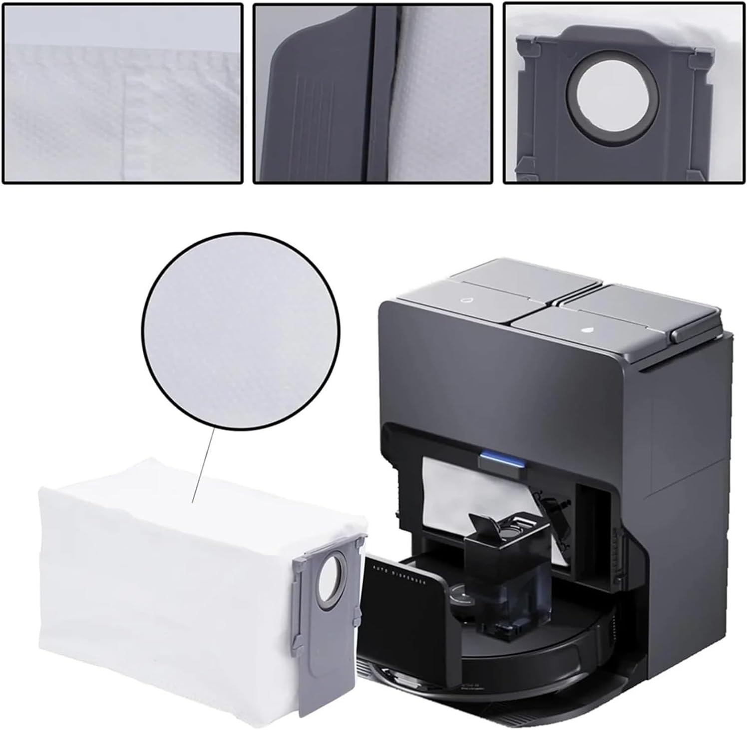 S8 MaxV ウルトラロボット掃除機ミアンサイドブラシ Hepa フィルターモップクロスダストバッグ交換部品と互換性あり