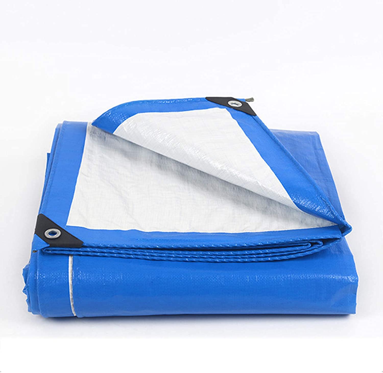 Lona Resistente Impermeable De 16 X 20 – 12 Mil De Grosor, Lona Azul De