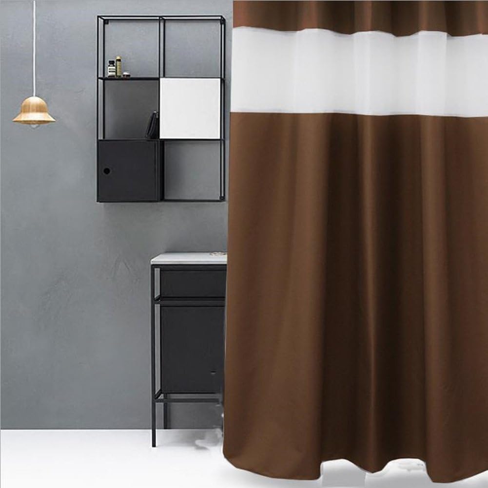 Polyester Shower Curtain Fabric Shower Curtain Bathroom Shower Curtain Bathroom Décor with 12 Hooks