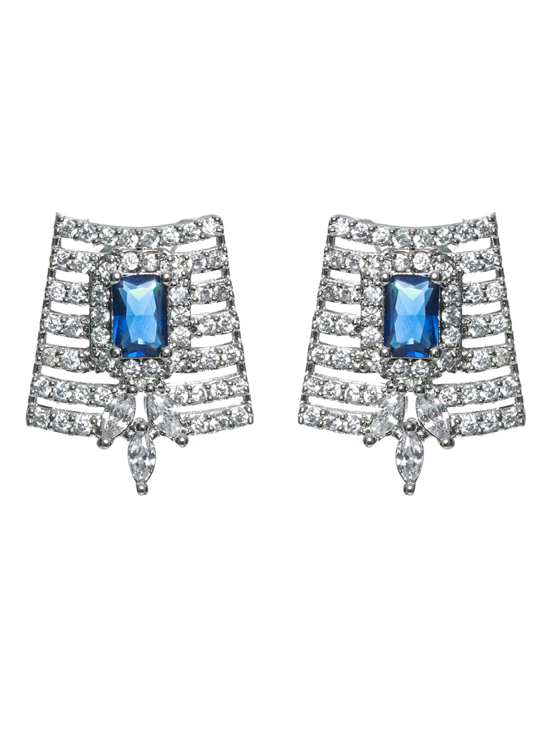 Multilayer American Diamond Choker Jewellery Set