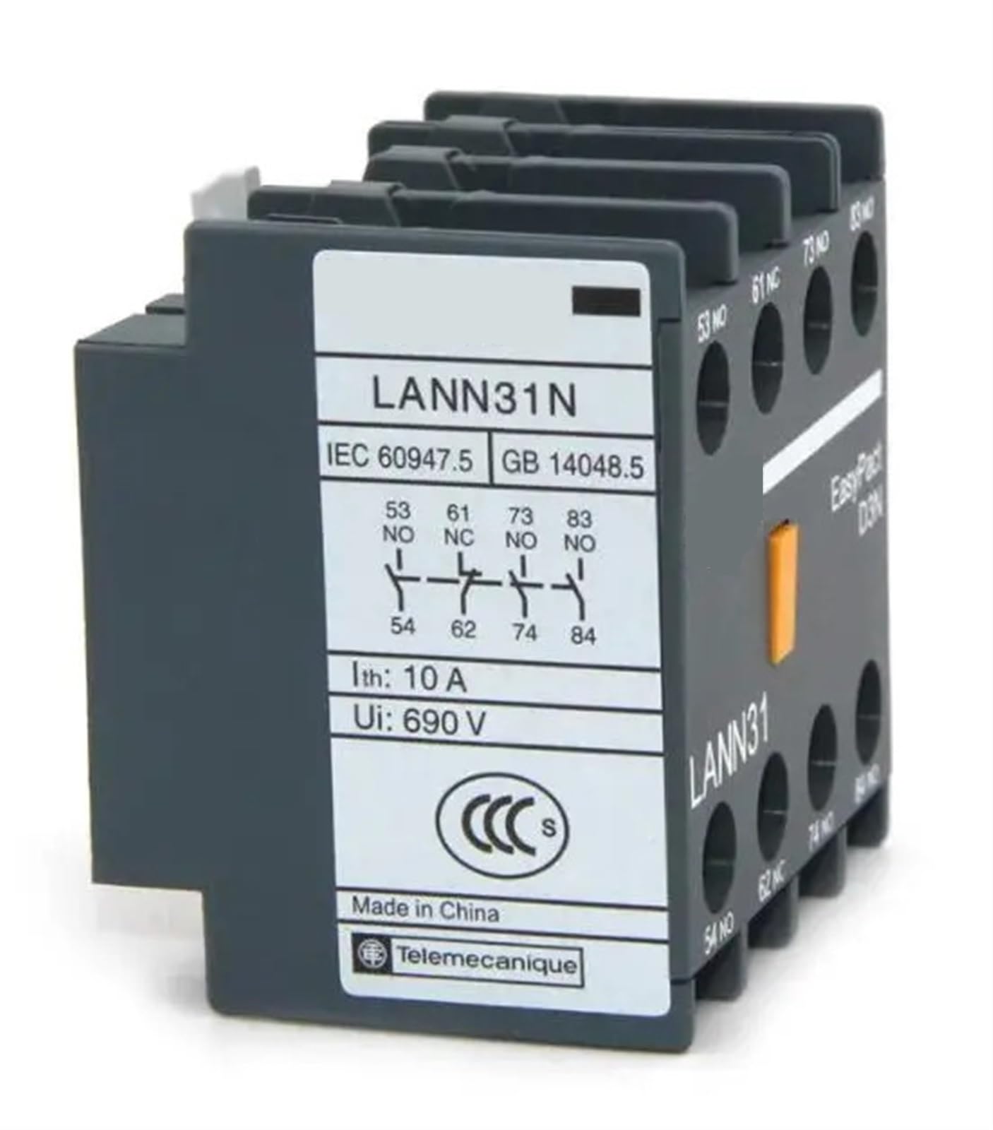 LANN31N LANN31N LANN31N Instantaneous Auxiliary Contact 3NO+1NC 1Pcs