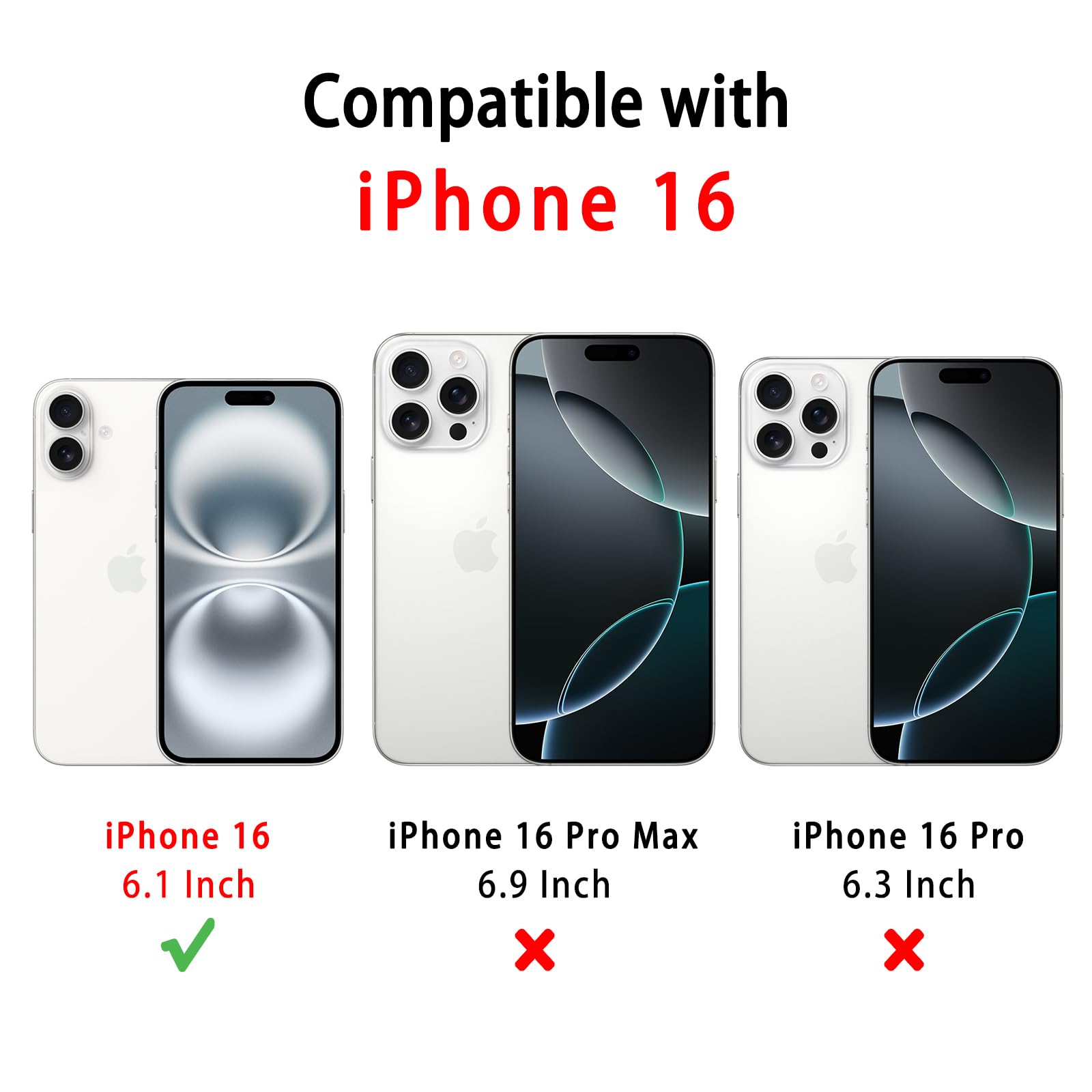 For IPhone 16e Clear Magnetic, Case With Cute Fashion Polka Dot