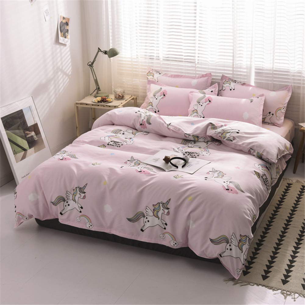 Mateju Housse De Couette 3 Pièces, Moderne Animal Imprimé Parure De Lit Avec 2 Taies D'oreiller Microfibre Polyester Hypoallergique Adulte Enfant Fille 2 Personnes (Étoile Ours Polaire,220x240cm