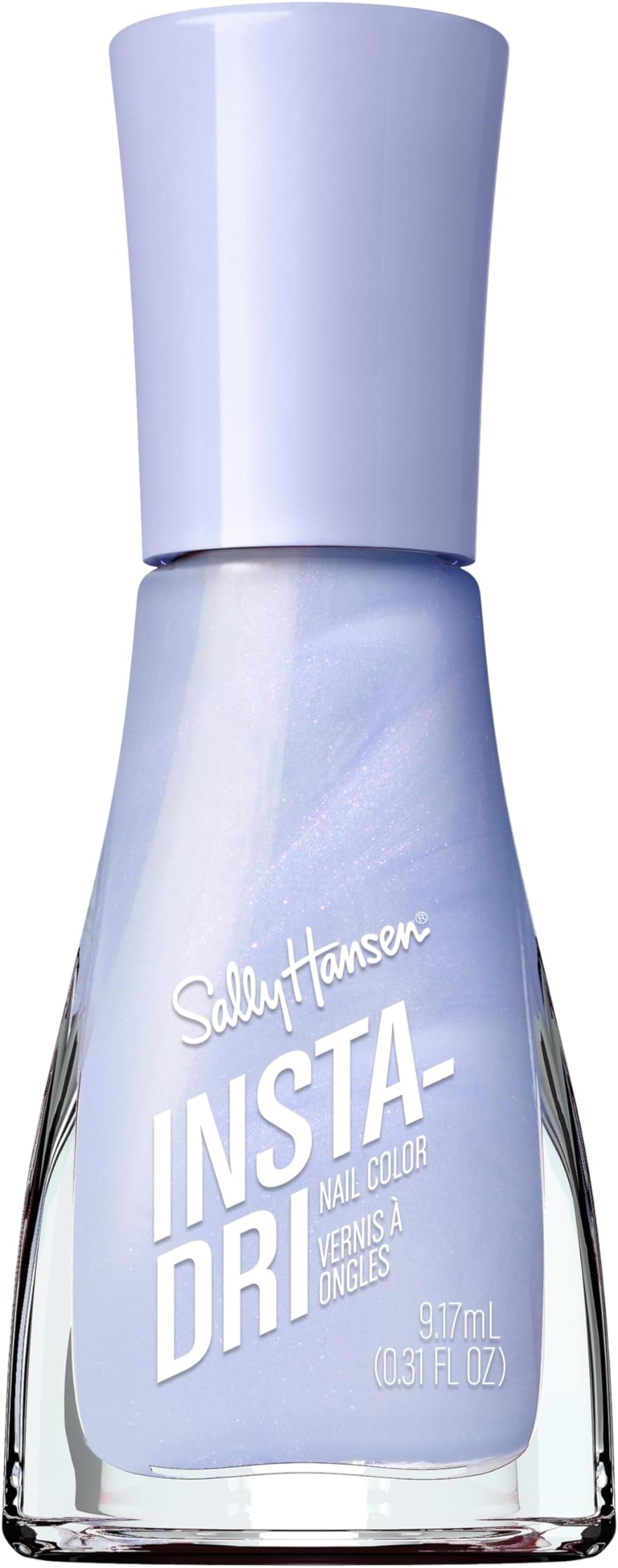 Insta-Dri Nail Polish | Quick Dry, Long Lasting, Streak-Free Shine | Opaque, Shimmery | 65 Lavish Lilac | Iridescent Lavender Nail Color
