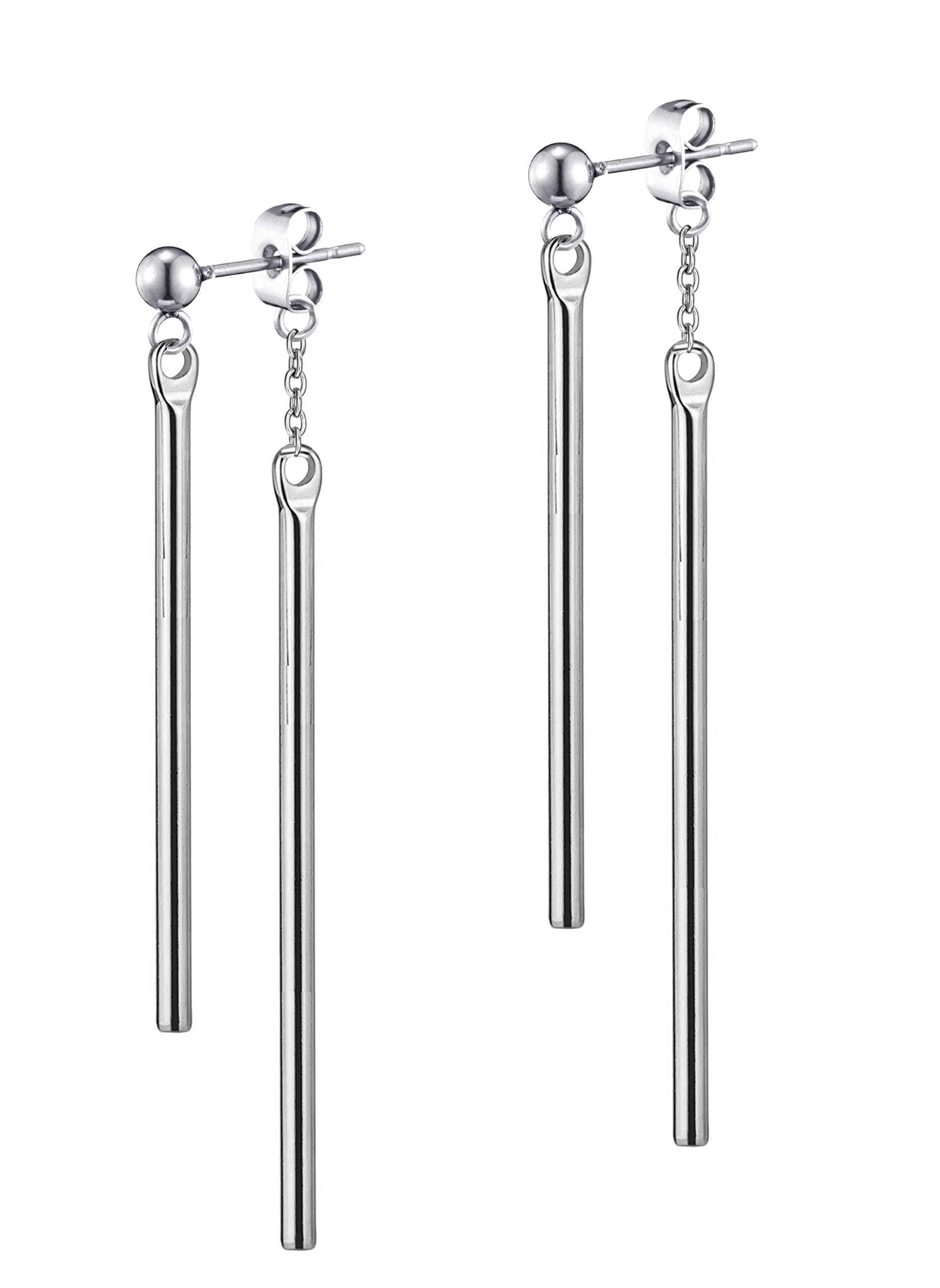 See full amazon price history chart for Via Mazzini No-Tarnish No-Rusting Bar Front Back Chain Earrings For Women and Girls (ER2052) Via Mazzini No-Tarnish No-Rusting Bar Front Back Chain Earrings For Women and Girls (ER2052) (B0B9YDW7SS) Amazon Price History, Amazon Price Tracker