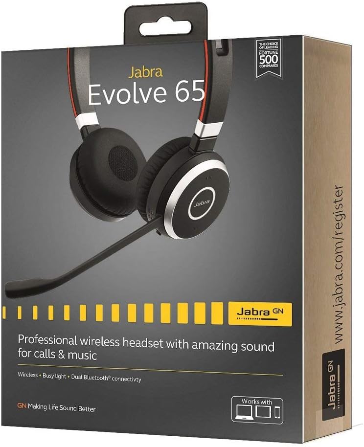 ชุดหูฟัง Jabra Evolve 65 พร้อมดองเกิล USB Link 360