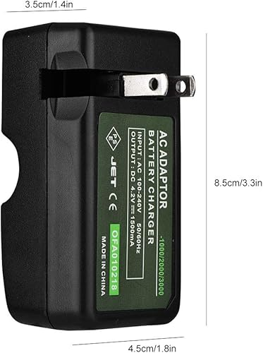 Miniatura 5 de Adaptador de cargador de batería recargable portátil AC 100-240V Fuente de alimentación para Sony PSP con indicador de situación de carga, adecuado