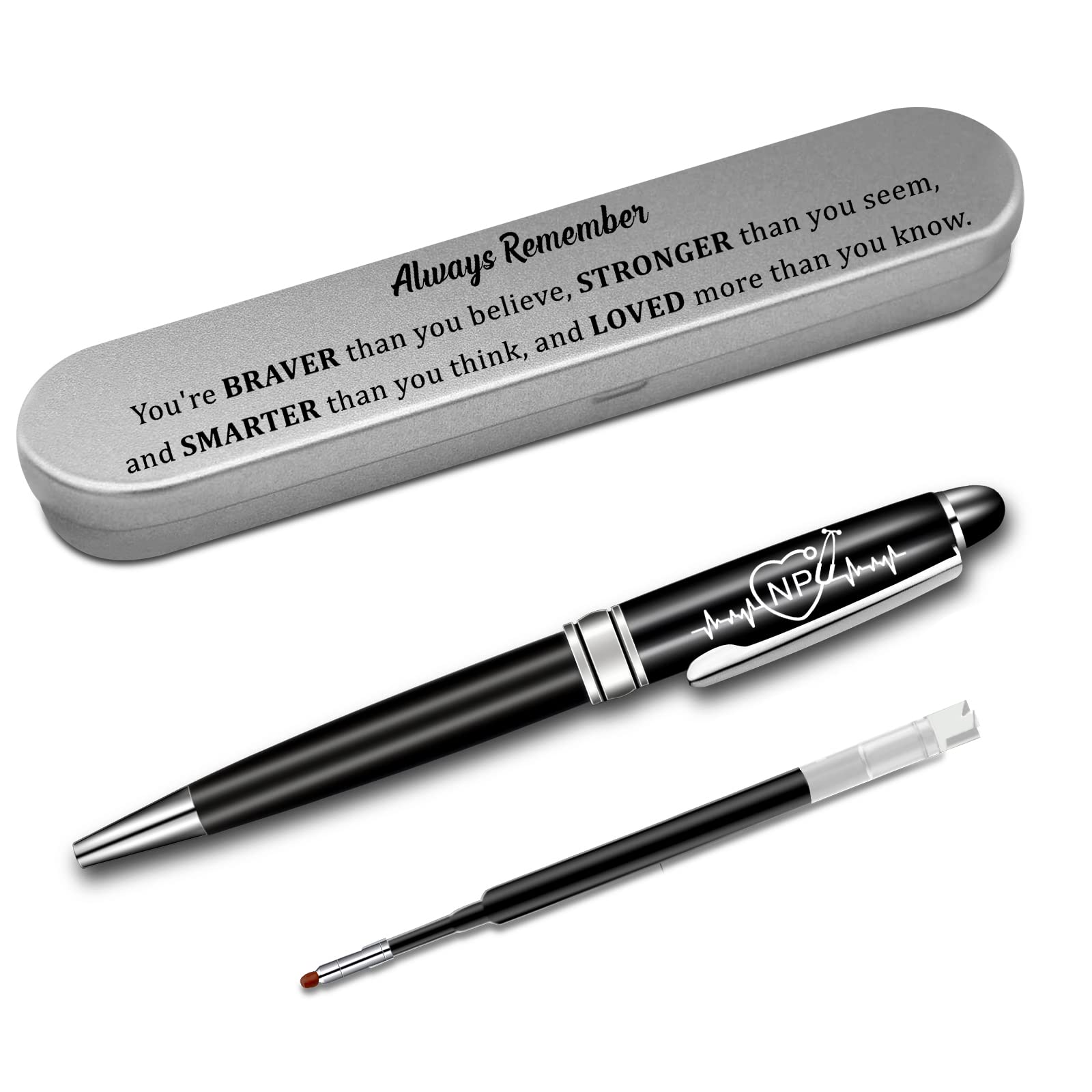 BLUPARK Nurse Practitioner Graduation Gift NP Ballpoint Pen Inspirational Gifts for NP (NP)