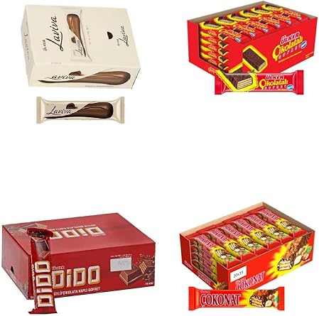 lker  ikolatan n Efsaneleri Paket Seti,  ikolatal  Gofret, Dido, Laviva,  okonat
