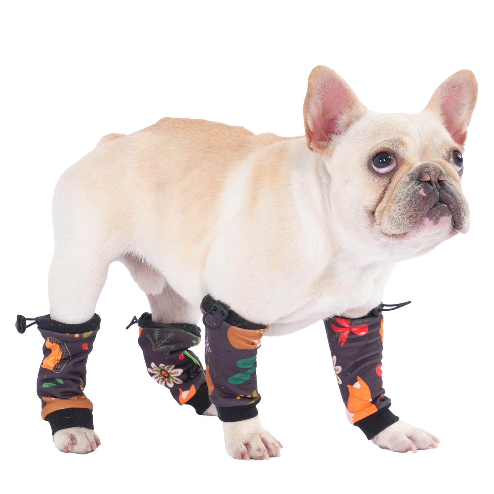 Genouillères pour chiens PetWarm lot de 4 protections coton soutien convalescence