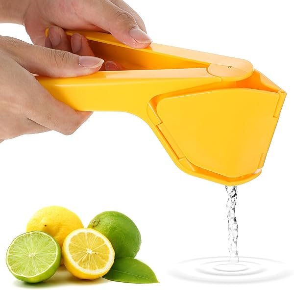 Exprimidor manual de cítricos Lusofie sin semillas, para limones, limas y naranjas