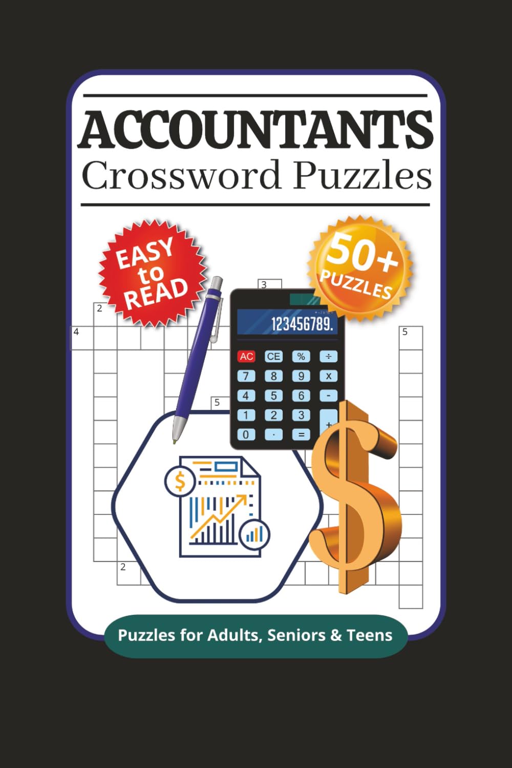 Accountants Crossword Puzzle: Crossword Puzzles with Easy to Read Print ...