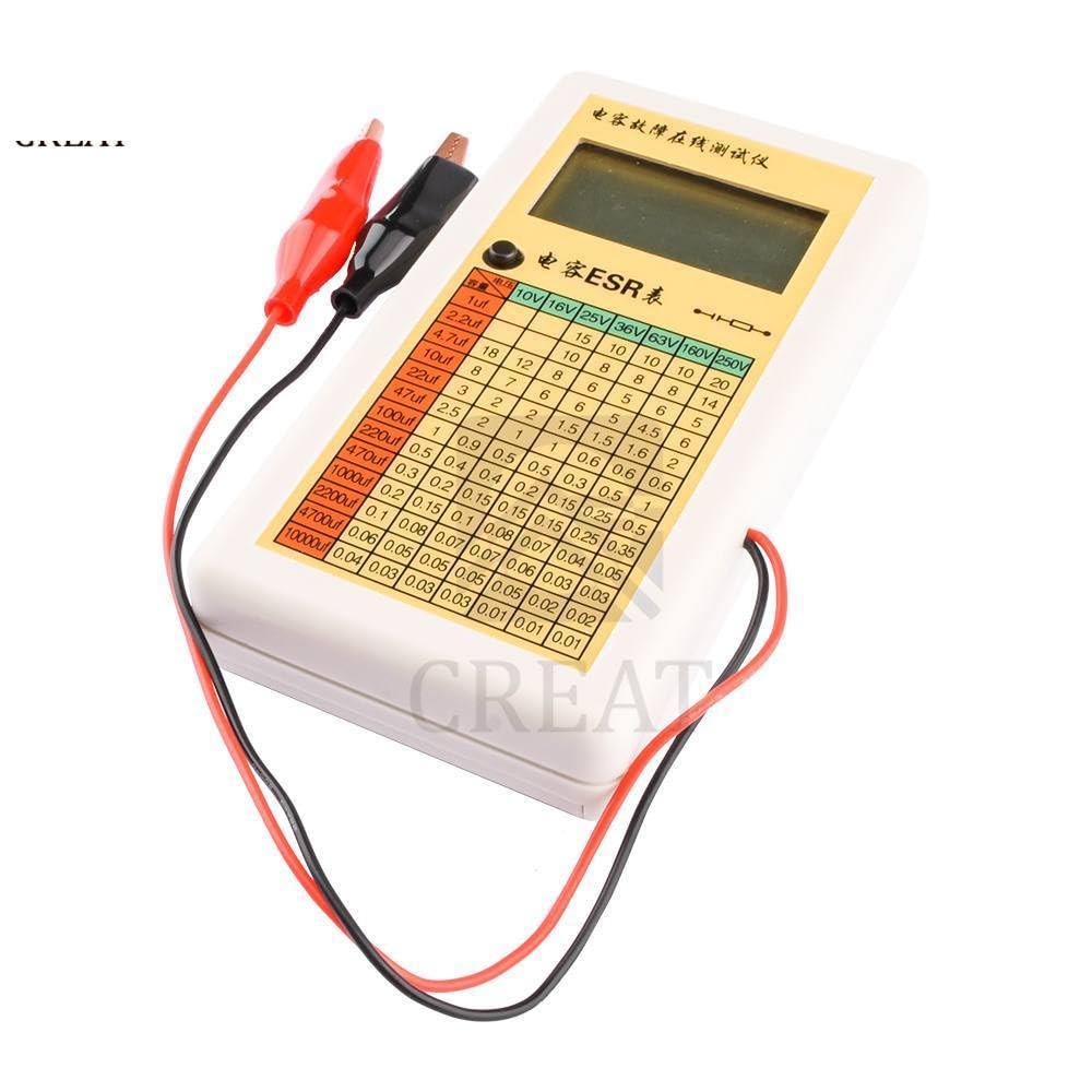 LCD Digital Capacitor Tester Internal Resistance Meter Test in Circuit Capacitor Fault Online Tester