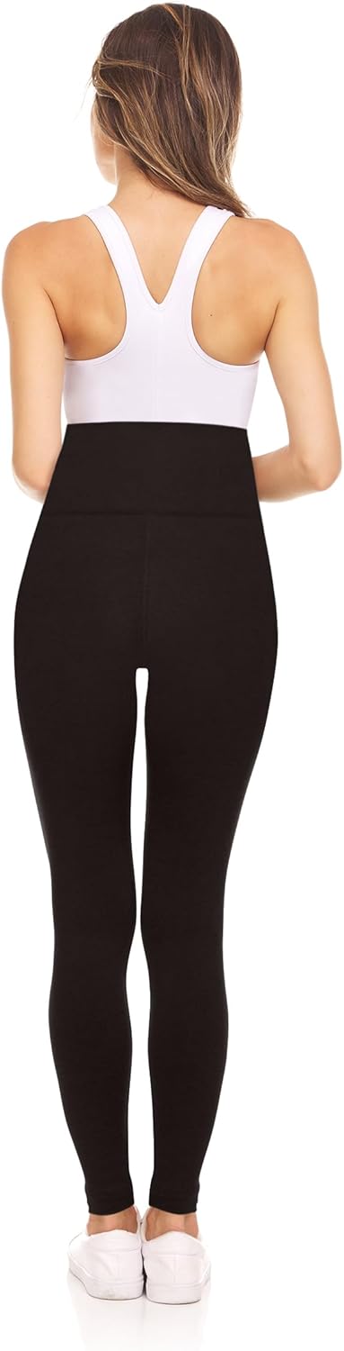 Sweet Hearts Maternity Leggings for Women- High Waist Maternity Pants Pregnancy Clothes for Women Made in USA - Image 4