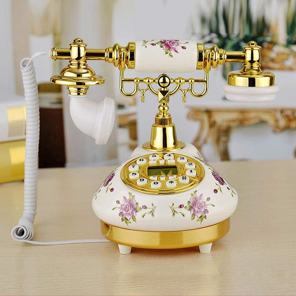 Retro Telephones Landline Ceramic European Telephone American - Style Telephone Landline Retro Innovative High - End Telephone Desktop Phone For Home Office Decor