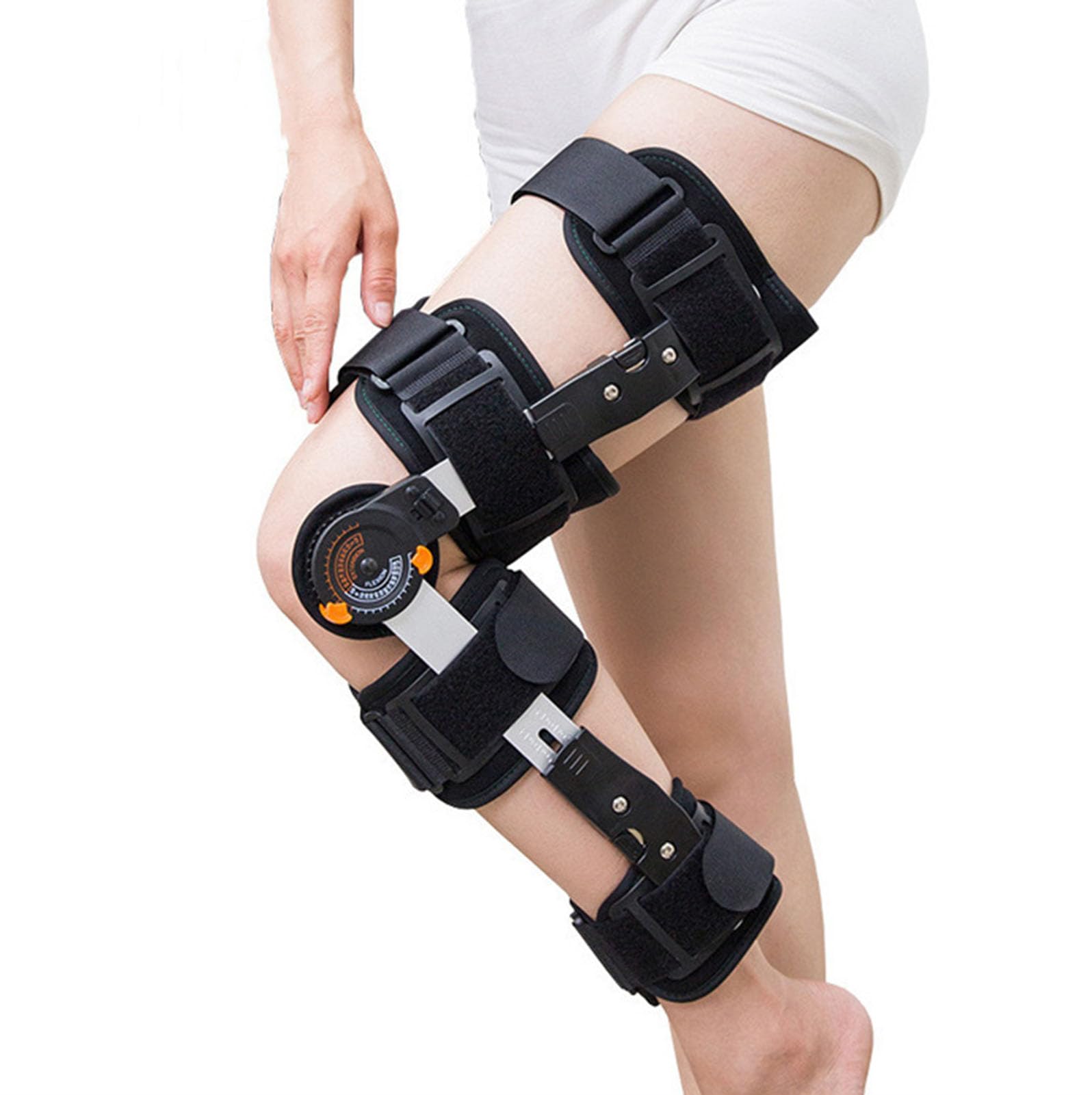 Opaska na kolano na zawiasach, regulowana regeneracja immobilizera kolana po operacji, stabilizator ortezy nóg dla mężczyzn i kobiet, wsparcie kolana do rehabilitacji ortopedycznej, po operacji