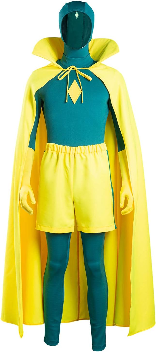 Adult Cosplay Bodysuit Halloween Witch Jumpsuit Costume Outfit Cloak Cape Suit Set