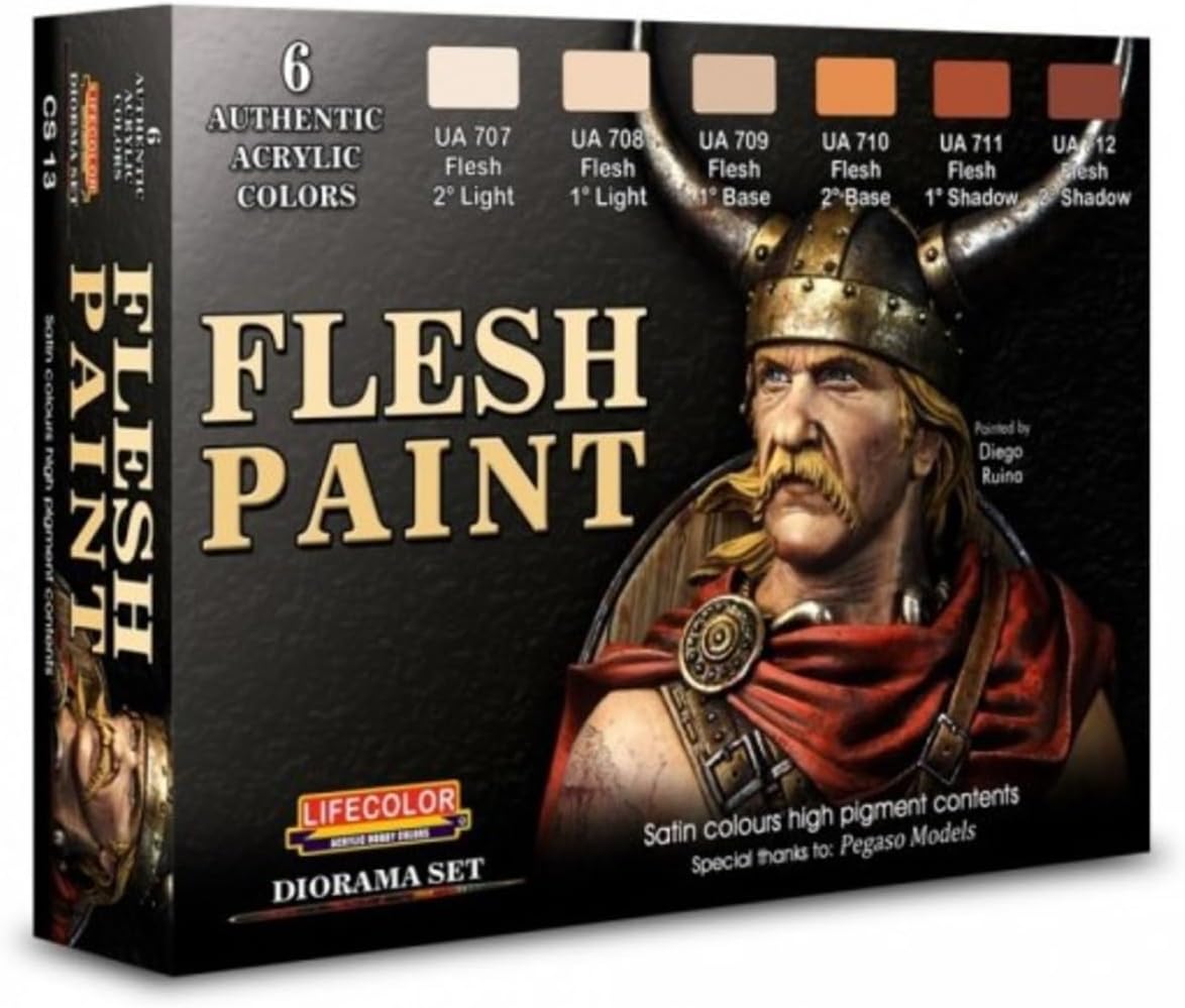 Diorama Set LifeColor CS13 FLESH PAINT SET