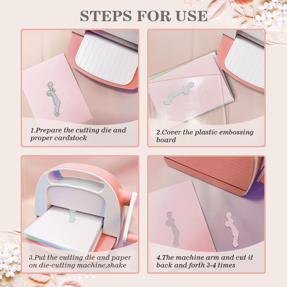 Matrices de découpe en métal - Motif équipe de basketball - Pour fabrication de cartes, gaufrage, scrapbooking, album, cartes en papier