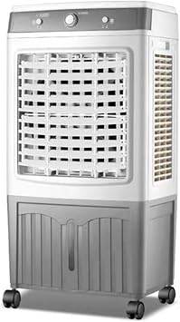 Portable Air Conditioner, 40L Evaporative Cooler with Remote, 3 Speeds & Modes, 7.5H Timer, Mobile Unit on Wheels for Home Office Bedroom Kitchen