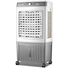 Portable Air Conditioner, 40L Evaporative Cooler with Remote, 3 Speeds & Modes, 7.5H Timer, Mobile Unit on Wheels for Home Office Bedroom Kitchen
