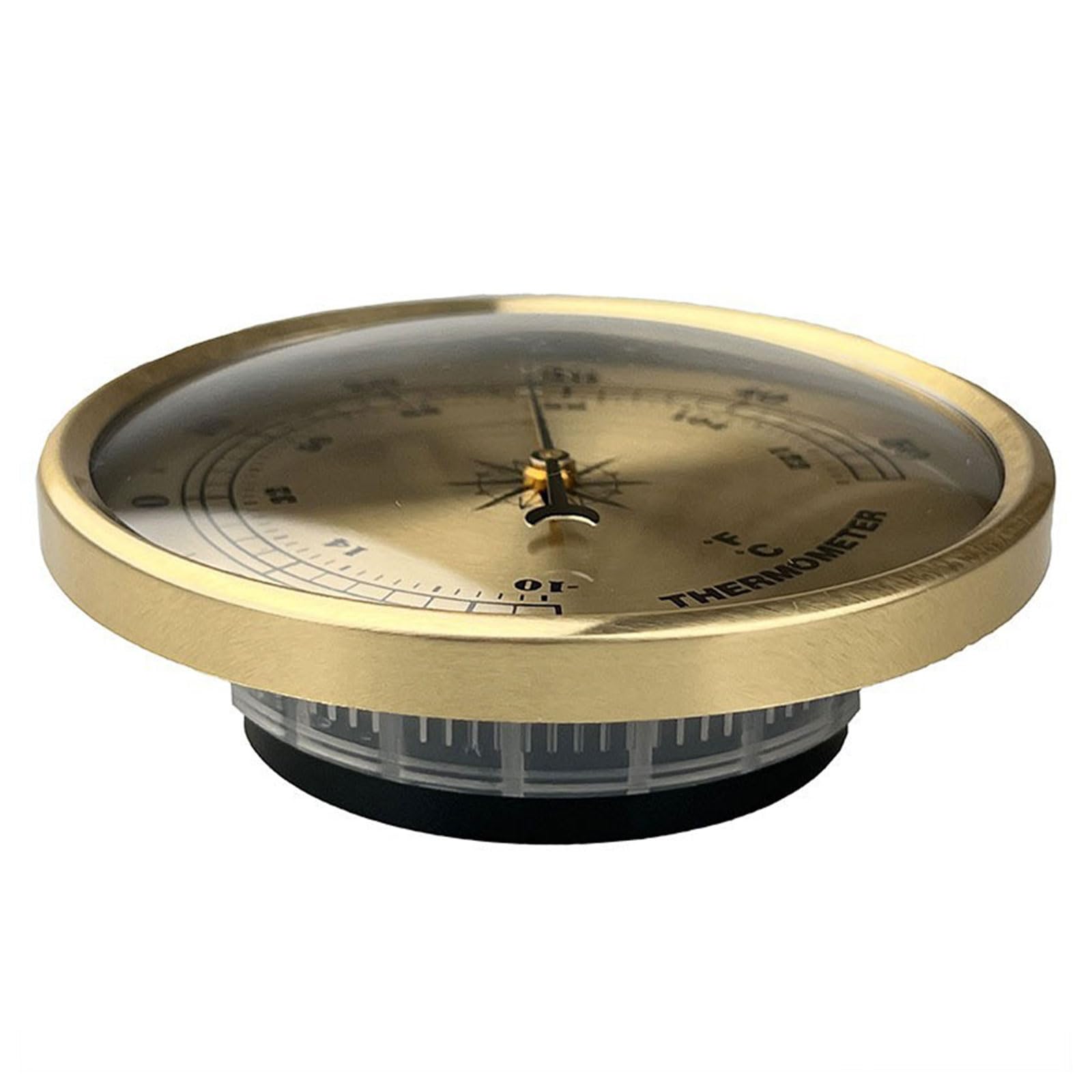 Kalttoy Precisions Round Metal Thermometers 70Mm Diameter With Elegant Design For Indoor Temperature Analog Dials Thermometers Kitchen