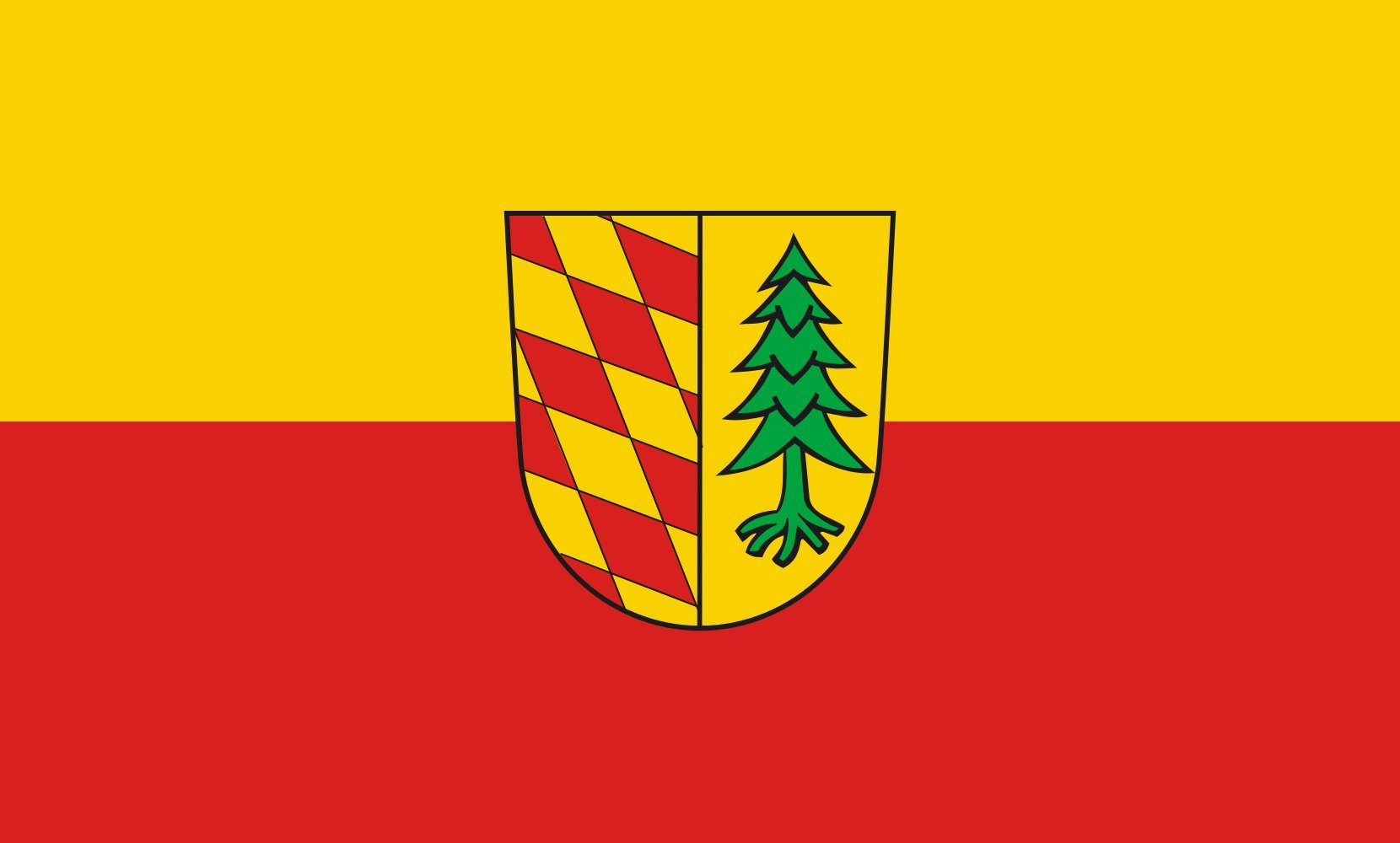 Drapeau Königseggwald 1.35m² anti-déchirure pour pavillonner sans s'inquiéter