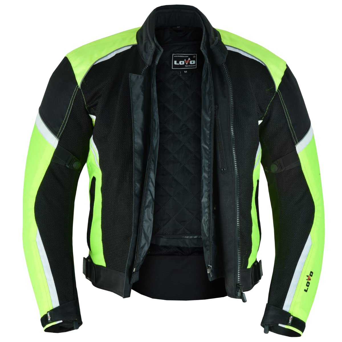 LOVO - Chaqueta Perforada Tricapa de Verano para Moto Unisex - Chaqueta Moto Verano Hombre y Mujer - Protección y Ventilación para Días Cálidos - Chaquetas de Verano Moto de Alta Protección