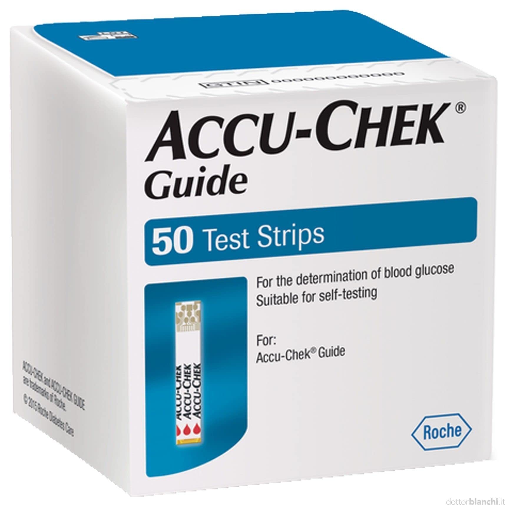 ROCHE DIABETES CARE ITALY SpA Accu-Check Guide 50 Teststreifen günstiger Reimport