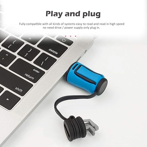 Miniatura 8 de BorlterClamp - Memoria USB con diseño de panda lindo de 32 GB, paquete de 2 unidades, regalo para estudiantes y niños