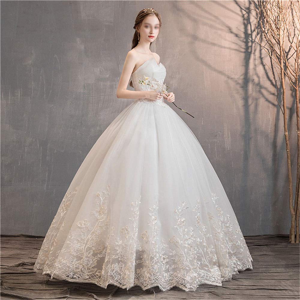 Amazon.co.jp: ウェディング ドレス 花嫁チューブトップ