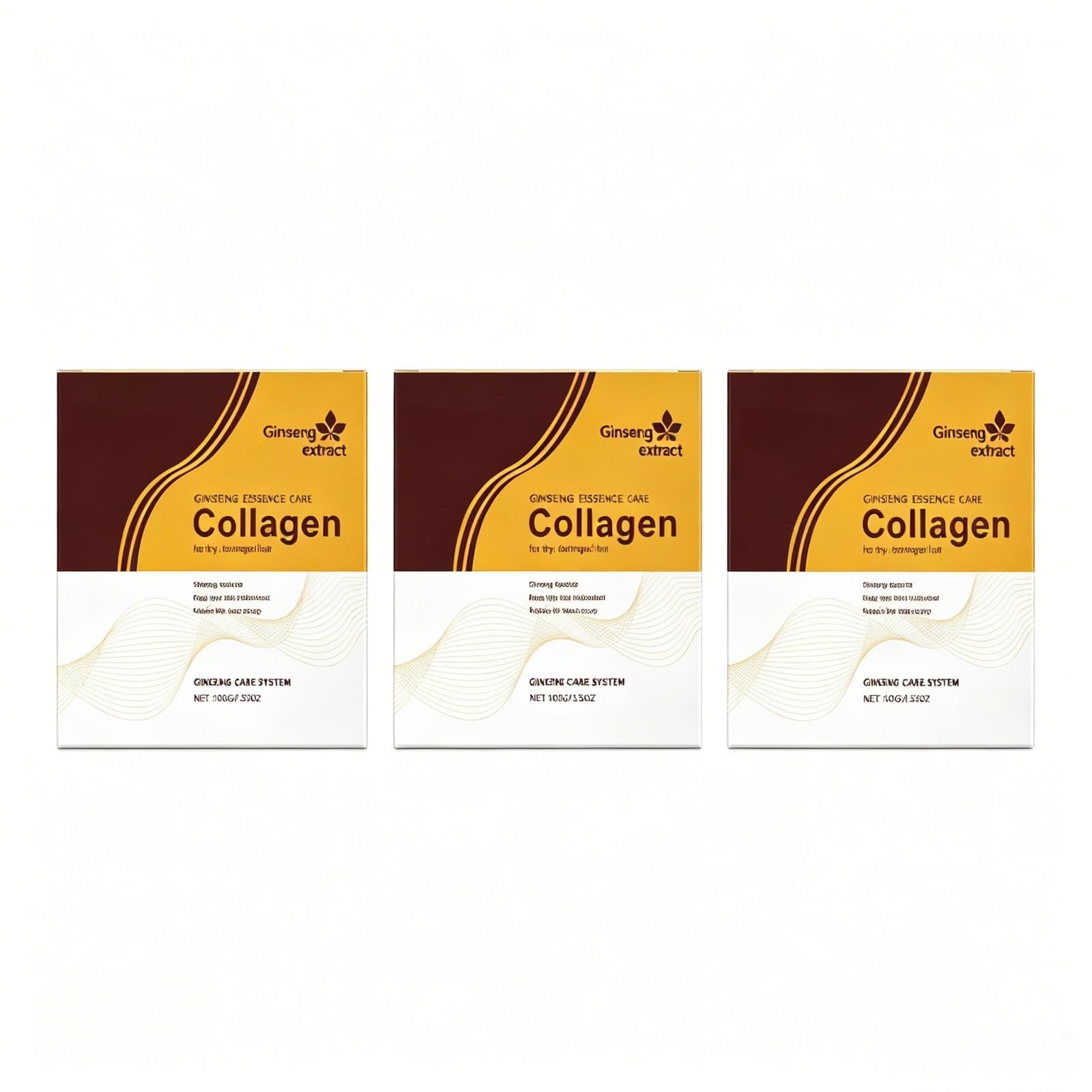 Mascarilla Capilar de Colágeno y Esencia de Ginseng, Reparación Profunda, Hidratante, Antifrizz, para Cabello Seco y Dañado, 100g