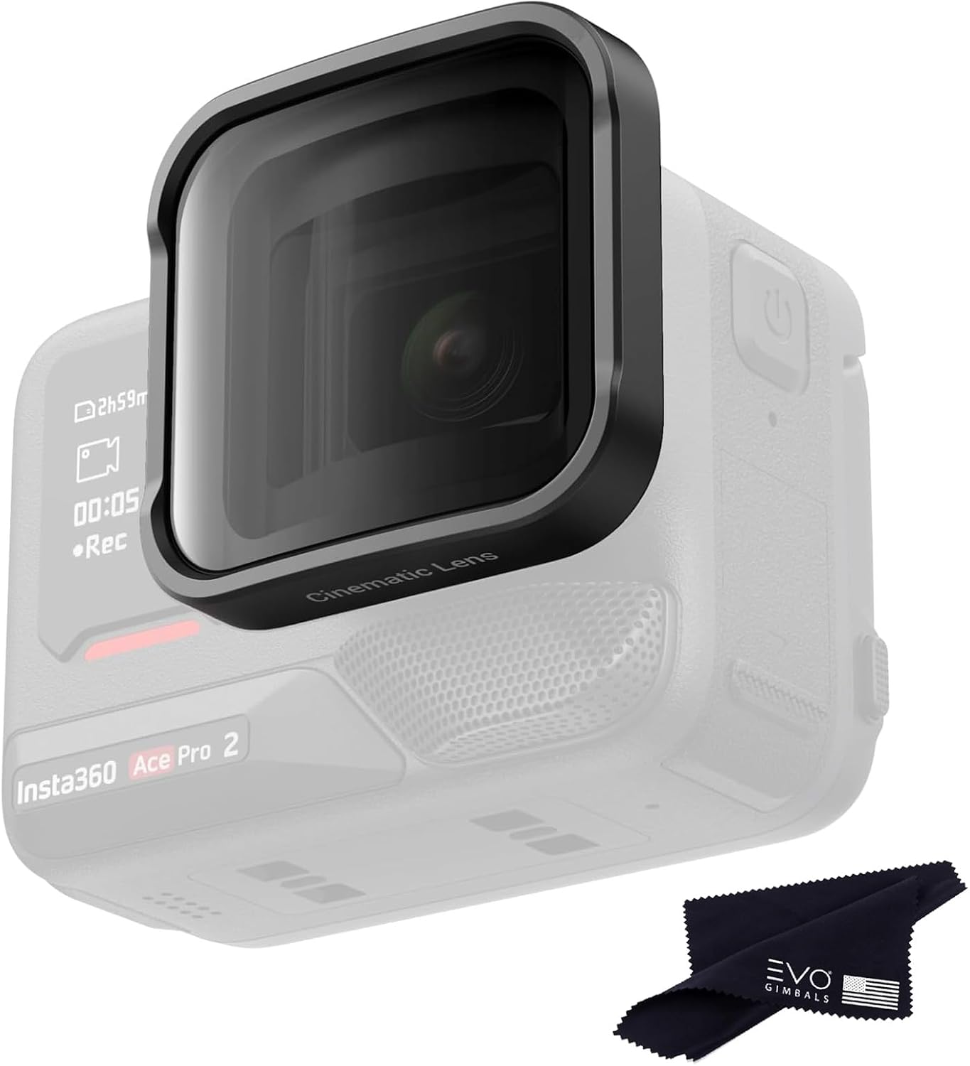 Insta360 Cinematic Lens for Insta360 Ace Pro 2, Recreate the Magic of the Big Screen with a Cinematic 2.35:1 Aspect Ratio.