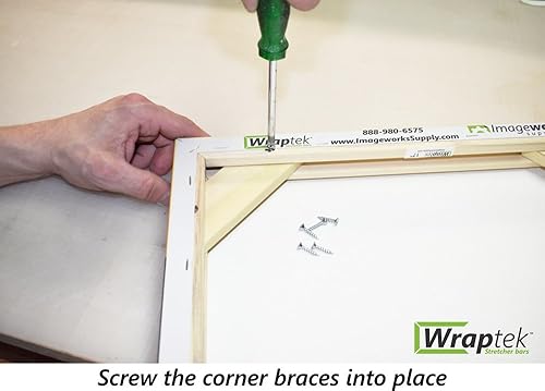 Miniatura 8 de Wraptek Kit de barra de estiramiento de lona (36 x 48 pulgadas)