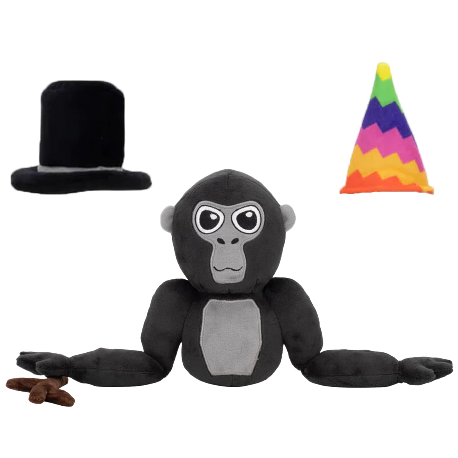 Gorilla Tag Plush,16" Gorilla Tag Monkey Plush Stuffed Animal Dolls,Gorilla Plush Ideal Gift for Fans and Kids Birthday Easter Christmas