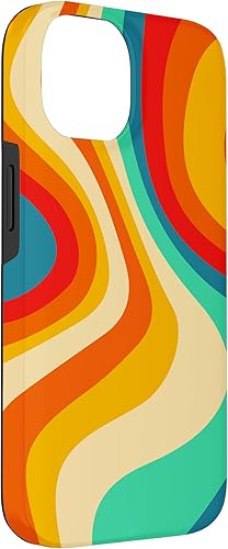 Miniatura 3 de Funda psicodélica para iPhone 14 Retro Groovy Liquid Swirl Hippie 70's 80's